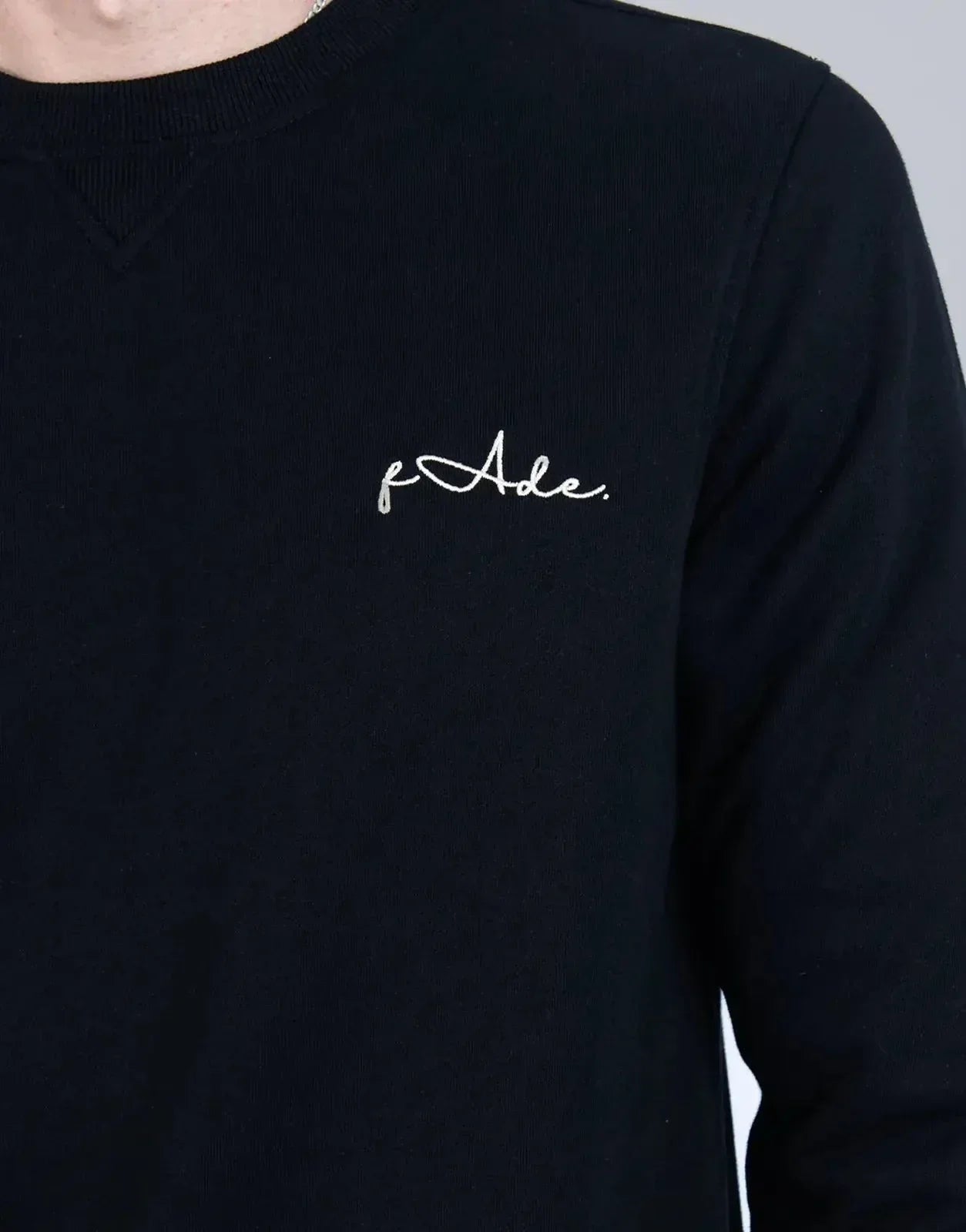 Fade Signature Sweatshirt Black