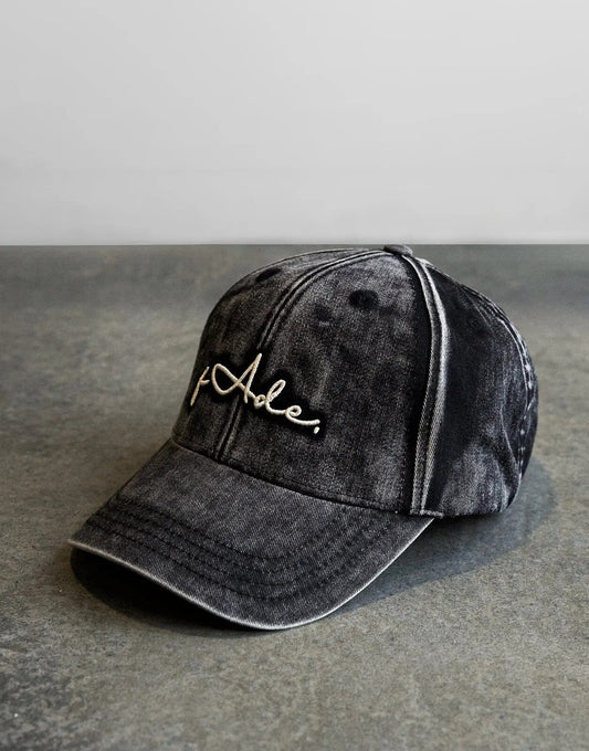 Fade Signature Washed Grey Cap