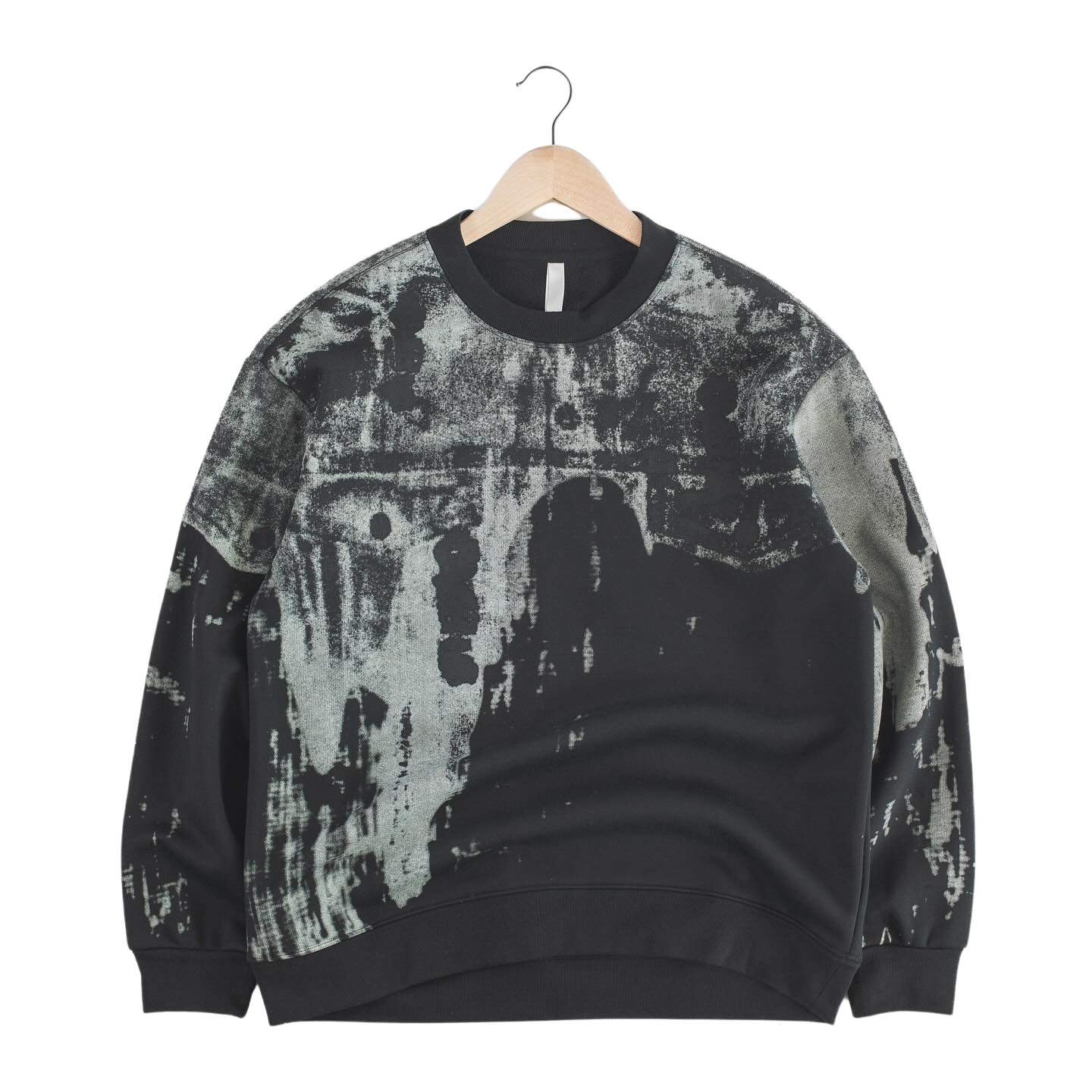 Men Faded Concrete Sweater