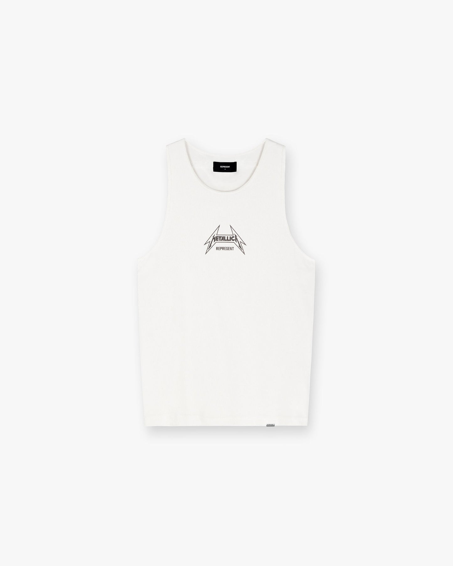 Represent X Metallica Local Crew Vest - Flat White