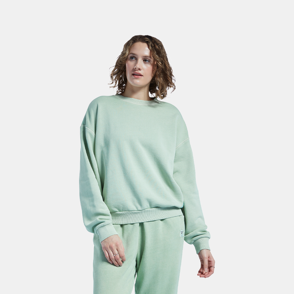 Classic Natural Dye Small Logo Crew