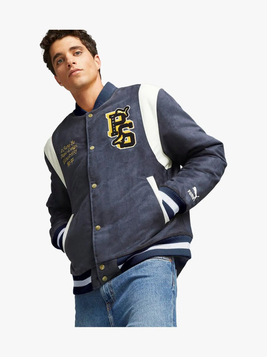 Puma x Staple Navy Varsity Jacket