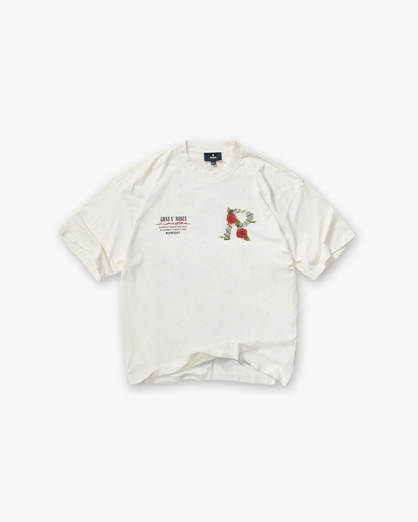 Represent X Guns N' Roses Tour T-Shirt - Flat White