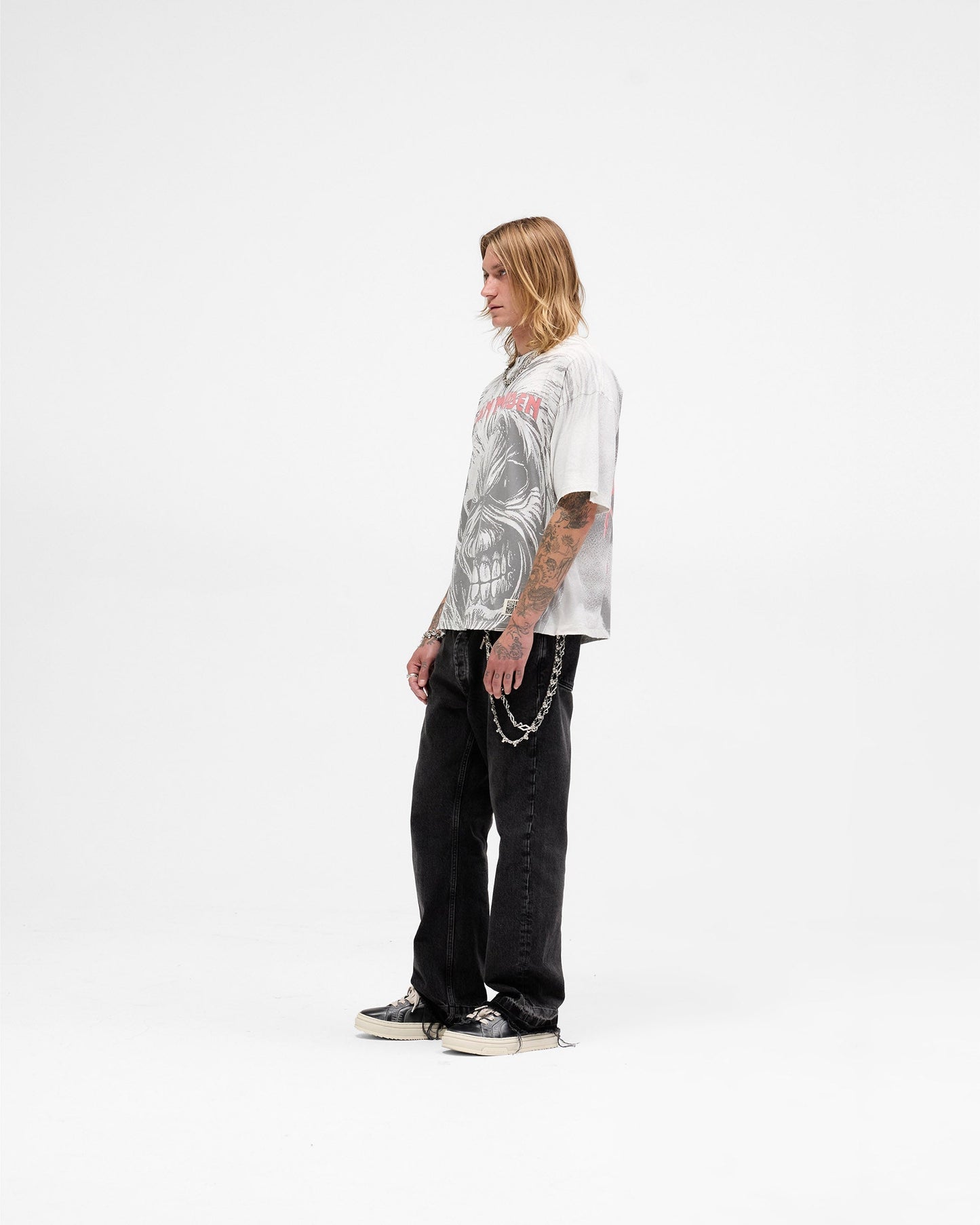 Represent X Iron Maiden Killers T-Shirt - Flat White