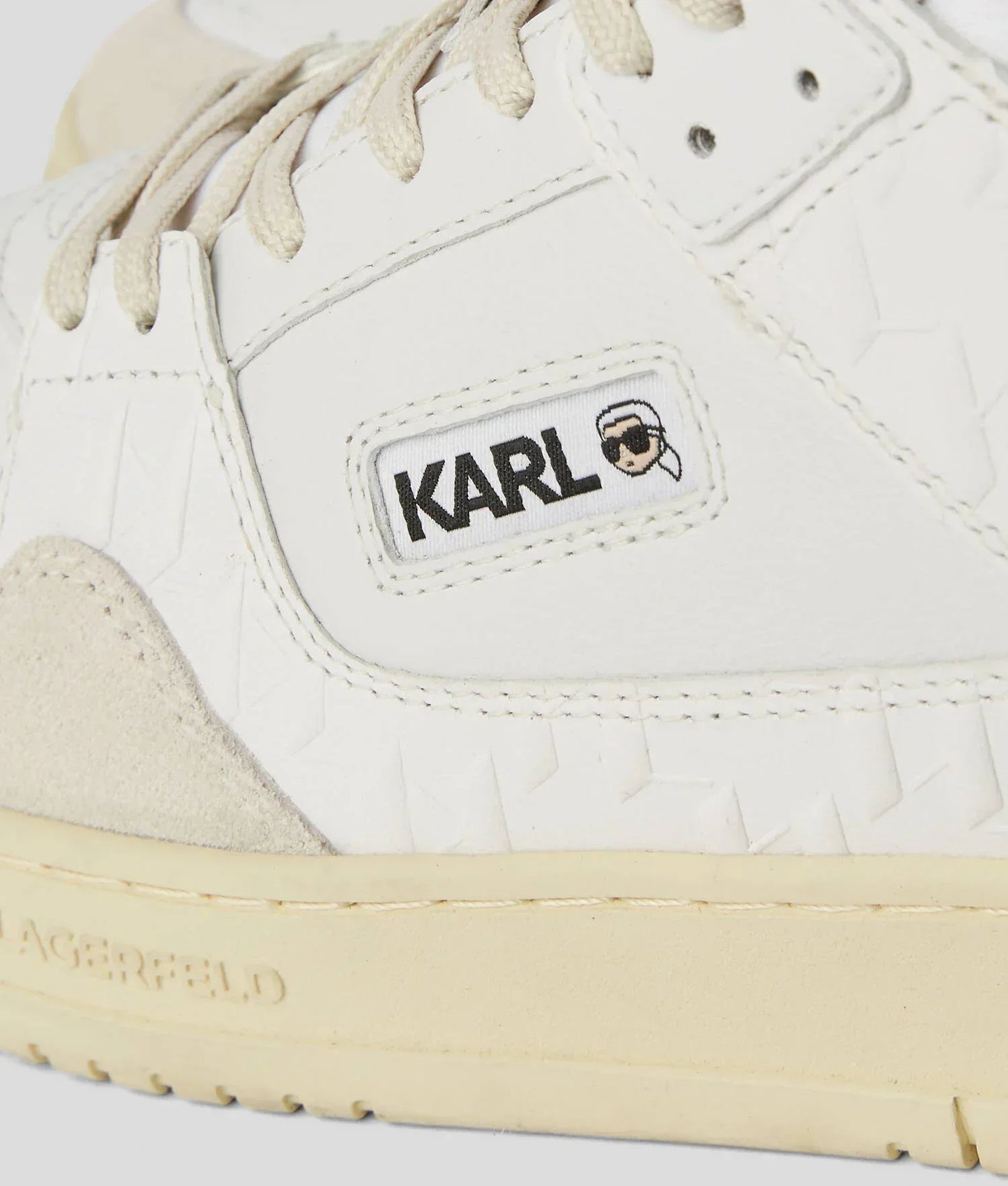 KARL LAGERFELD KREW KOUNTER KL MONOGRAM SNEAKERS