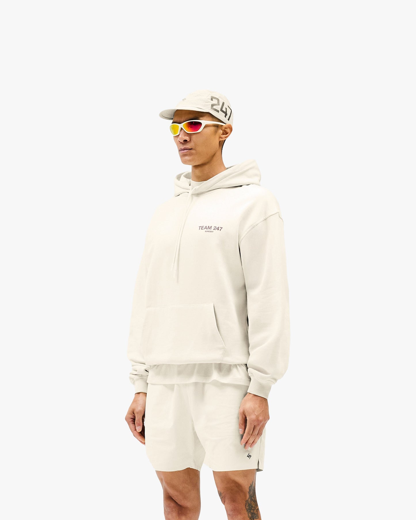 Team 247 Oversized Hoodie - Cream