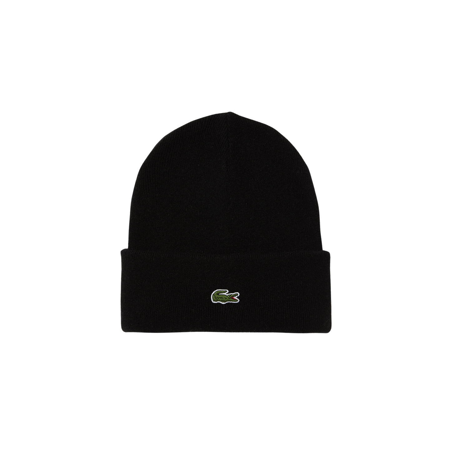 Lacoste Cuffed Wool Beanie