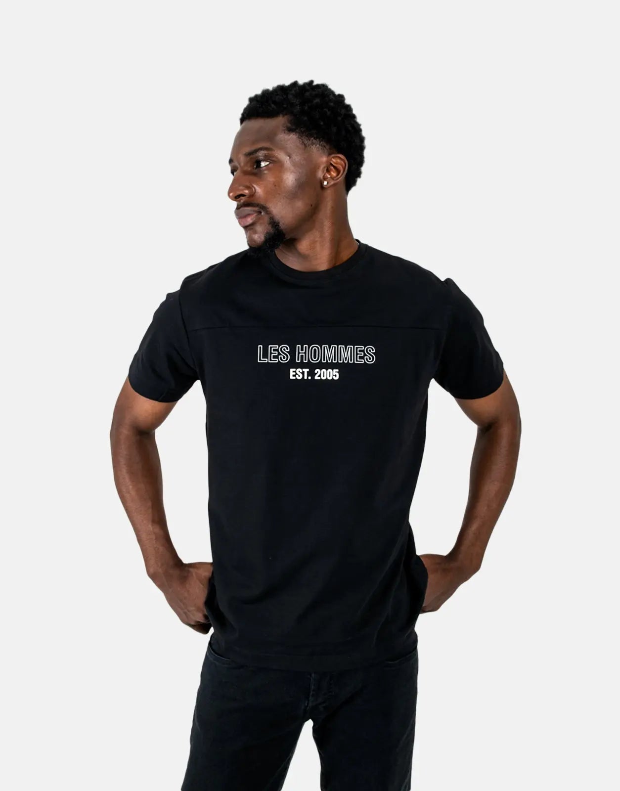 Les Hommes Est 2005 Black T-Shirt