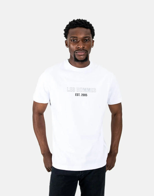 Les Hommes Est 2005 White T-Shirt
