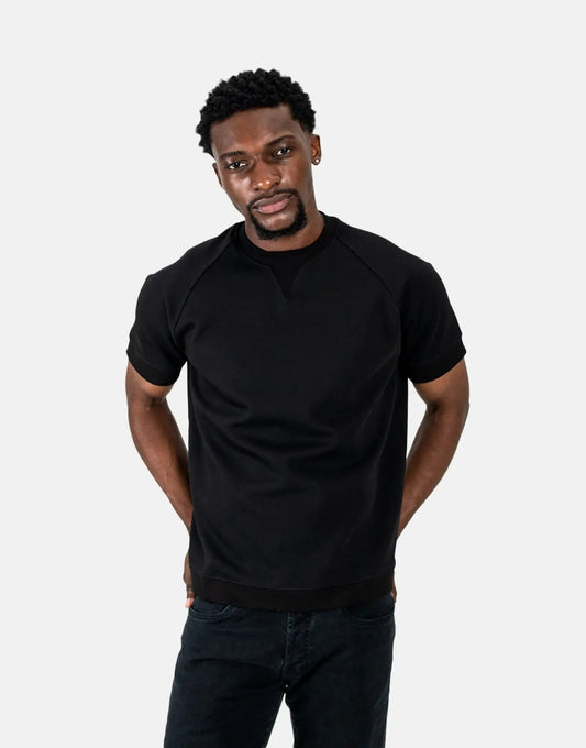 Les Hommes Heavyweight Black T-Shirt