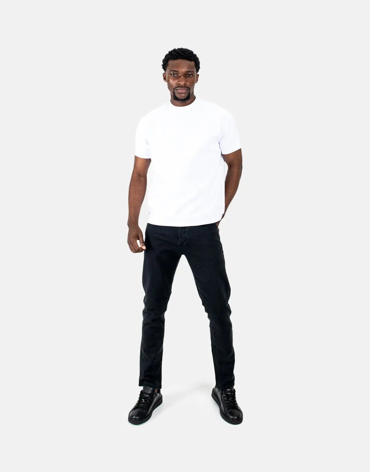 Les Hommes Heavyweight White T-Shirt