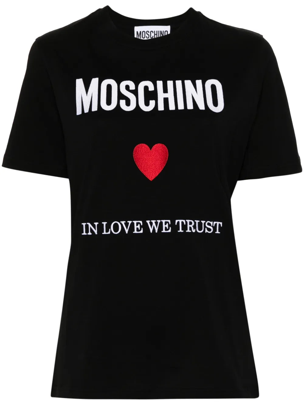 Moschino logo-print cotton T-shirt