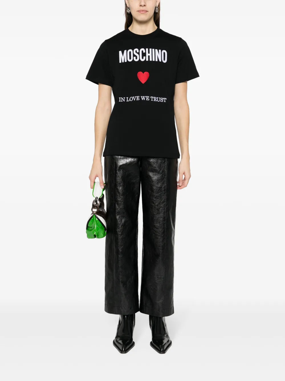 Moschino logo-print cotton T-shirt