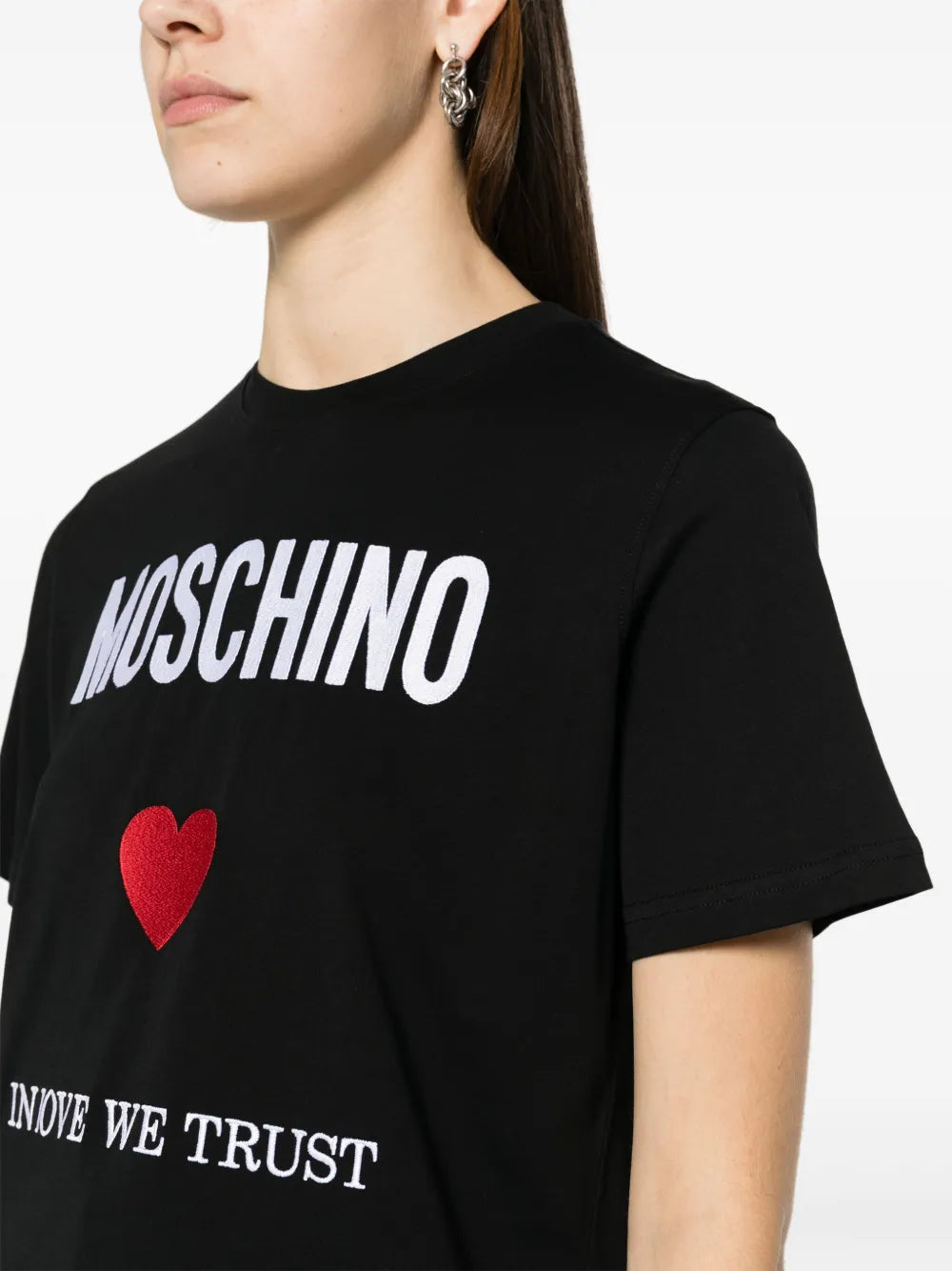Moschino logo-print cotton T-shirt