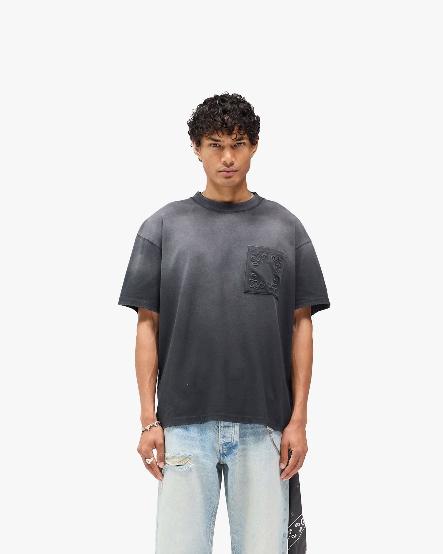 Represent X Hunter T-Shirt - Stained Black