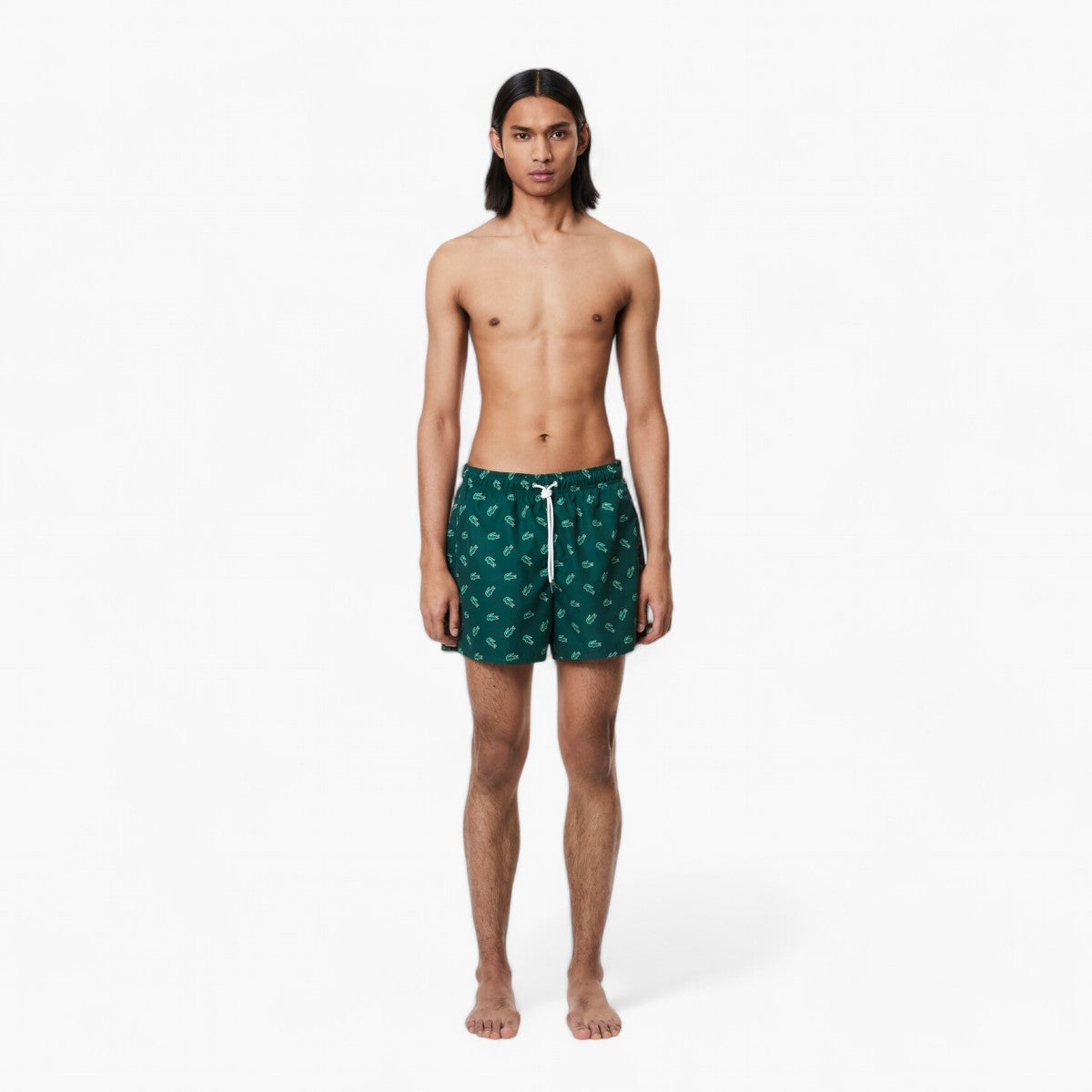 Crocodile Print Swim Trunks