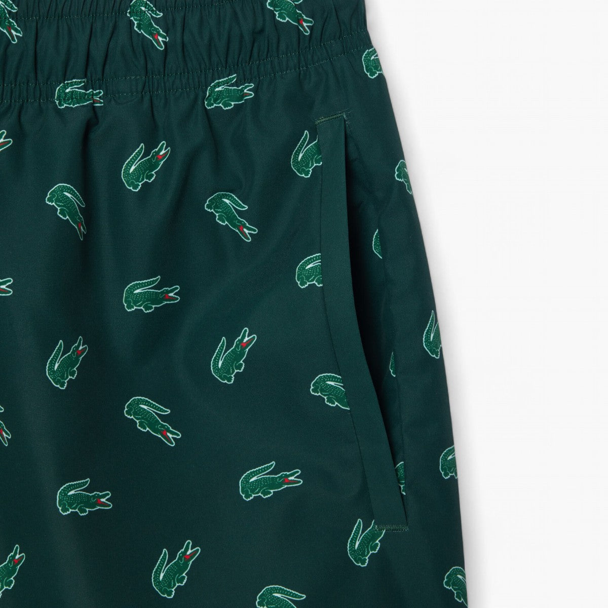 Crocodile Print Swim Trunks