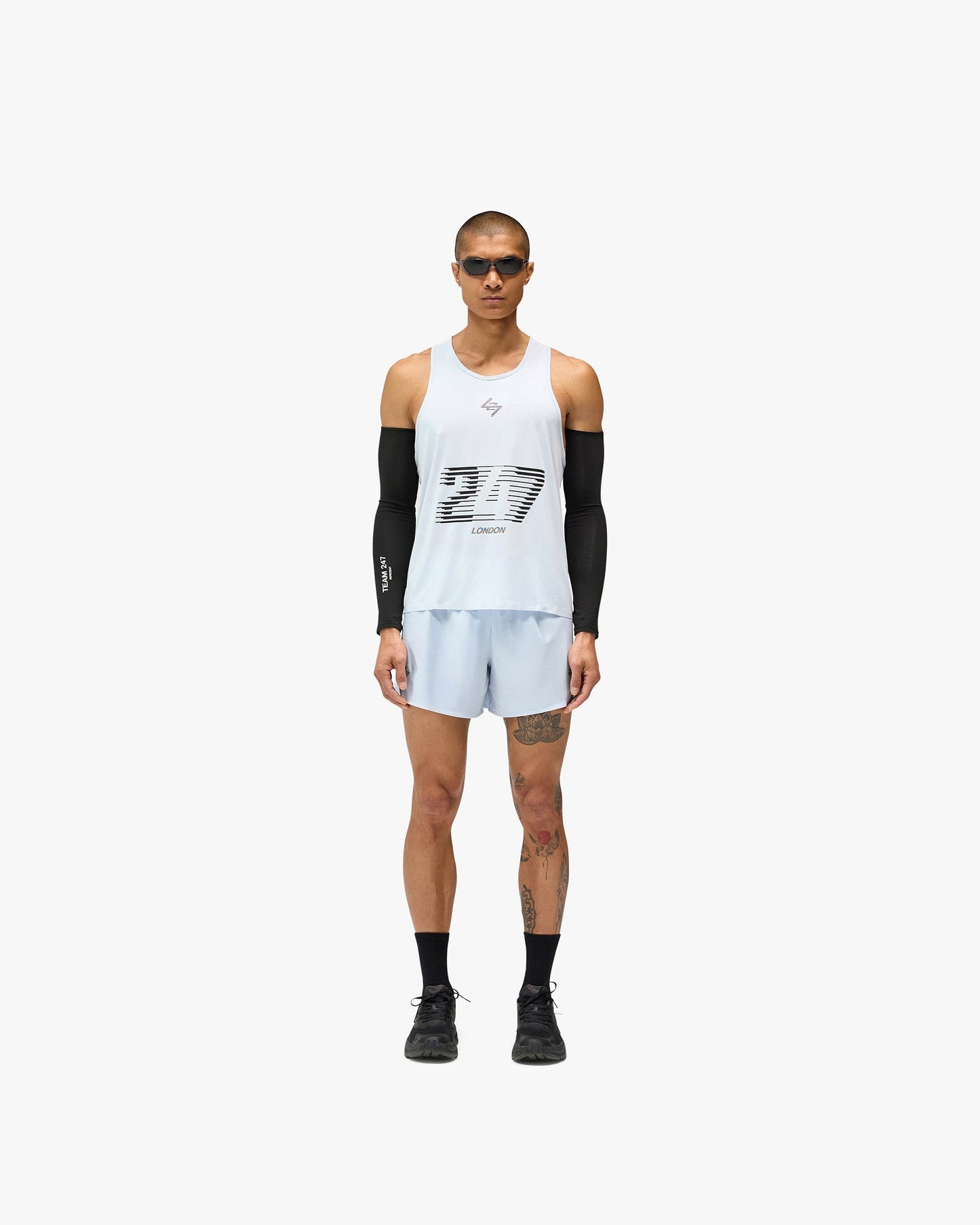 247 London Singlet - Blue