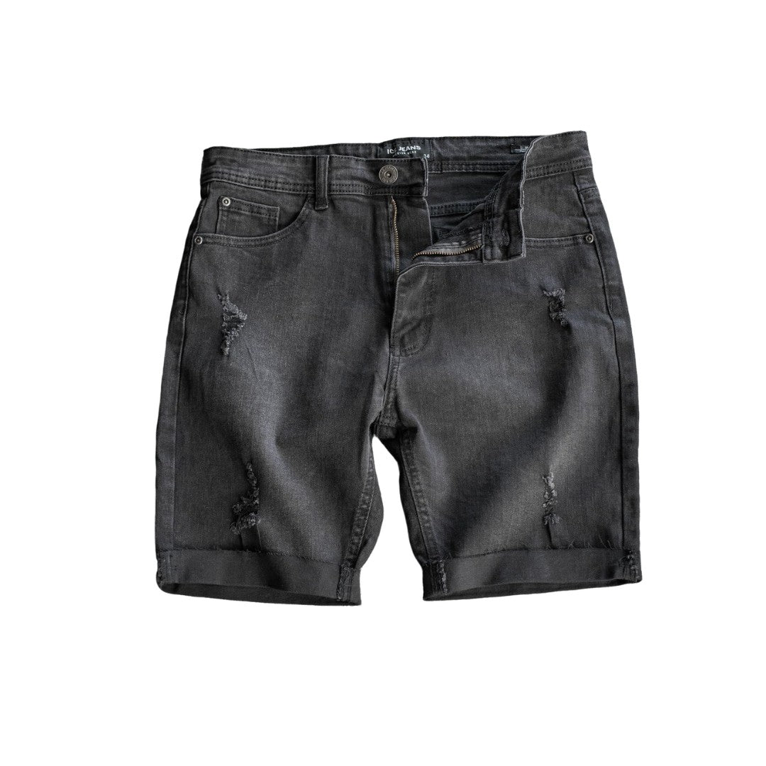 Men's Ice Cut Off Distressed Denim Short