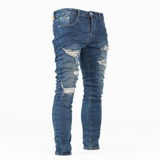 Men's Ripped Skinny Denim Jeans