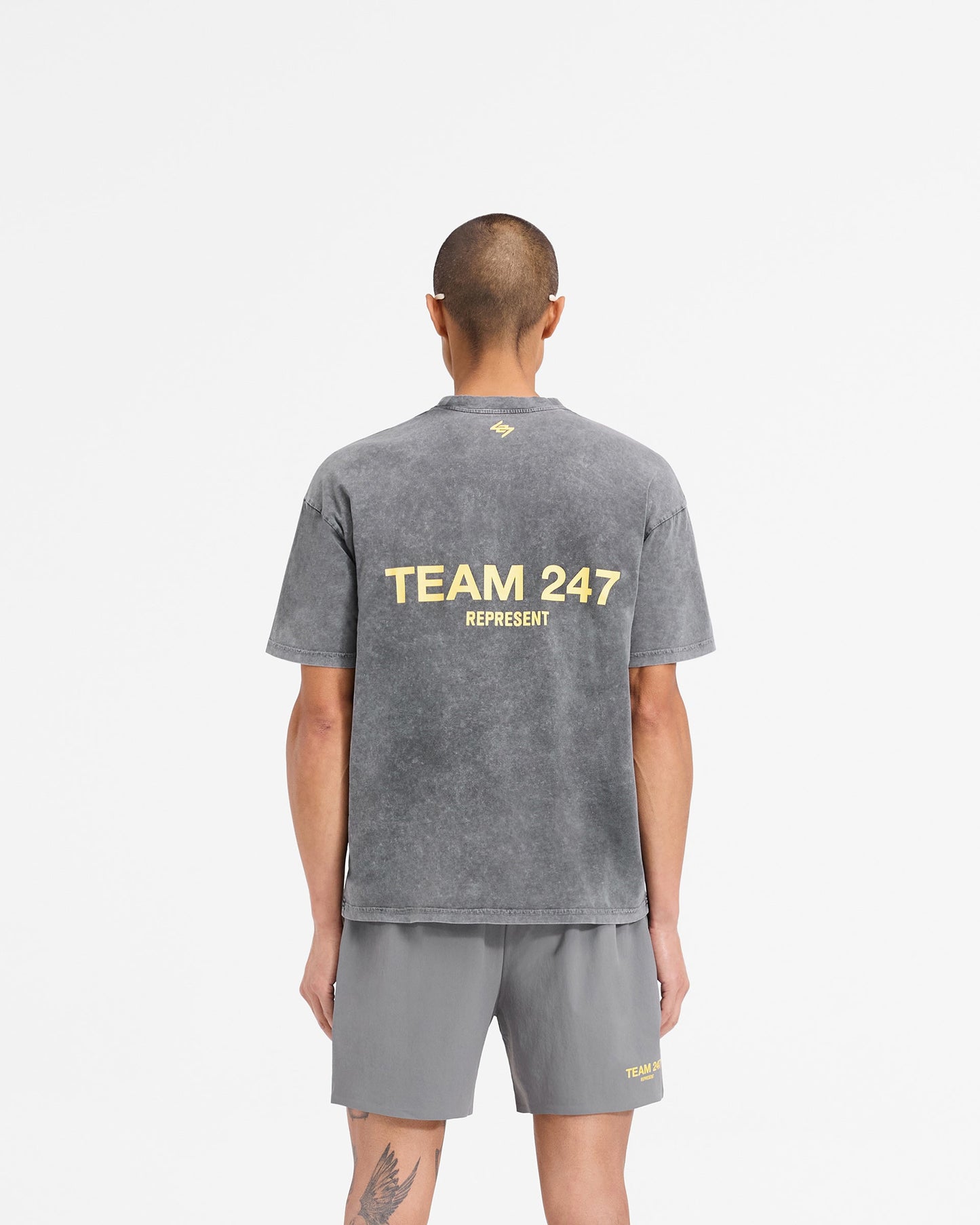 Team 247 Oversized T-Shirt - Pewter Lemon