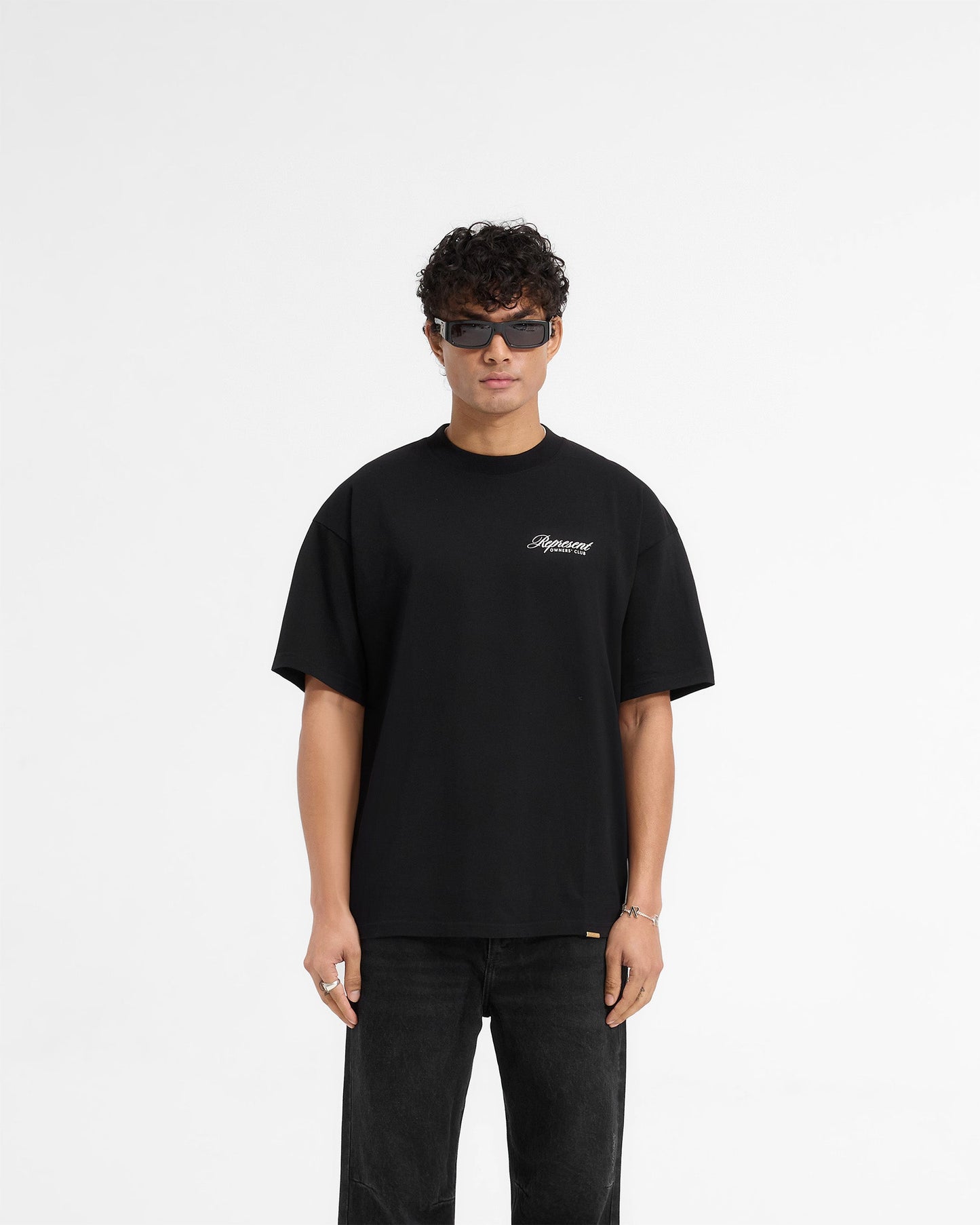 Represent X Harrods Bear Owners Club T-Shirt - Jet Black