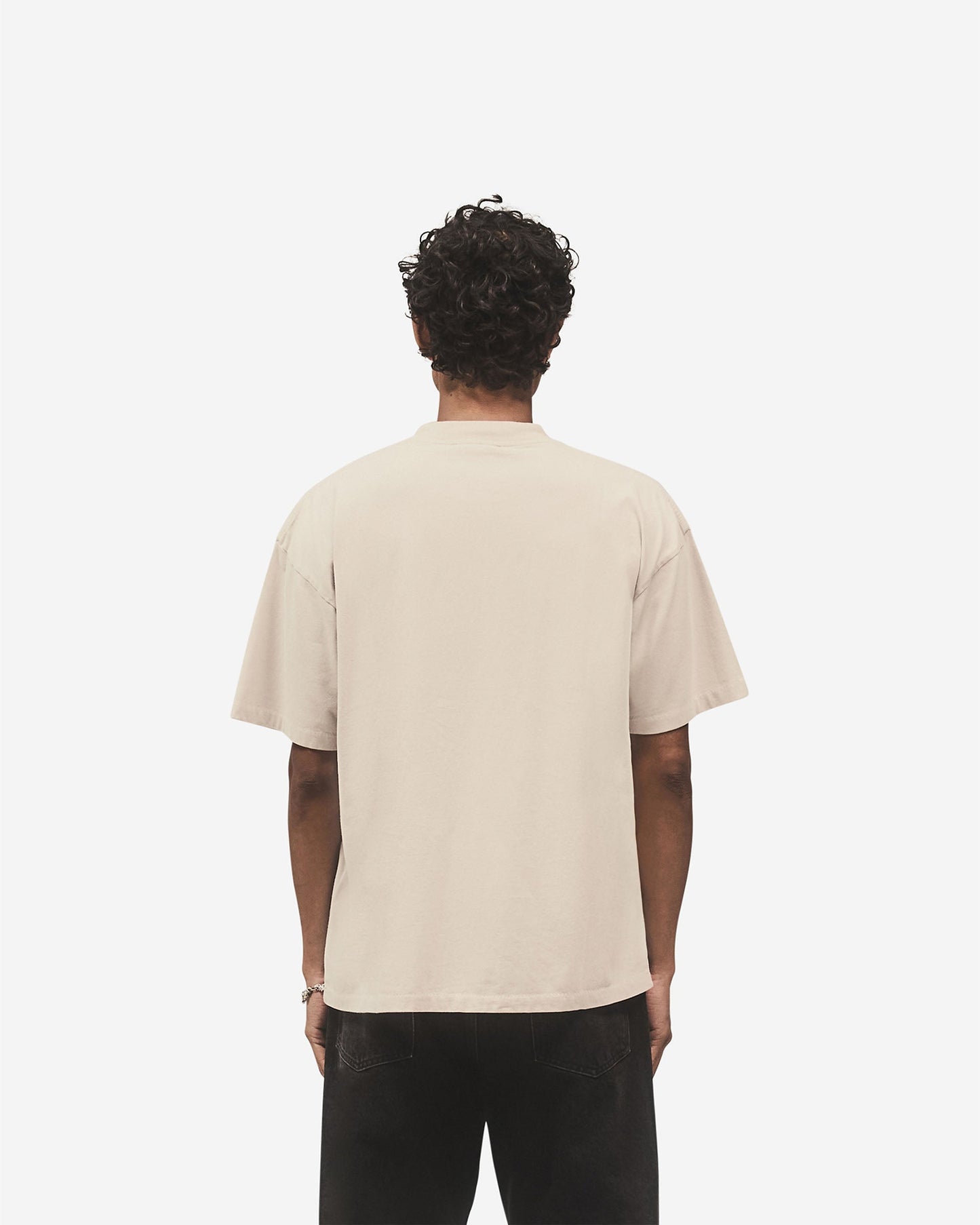 Metal Block Logo T-Shirt - Concrete