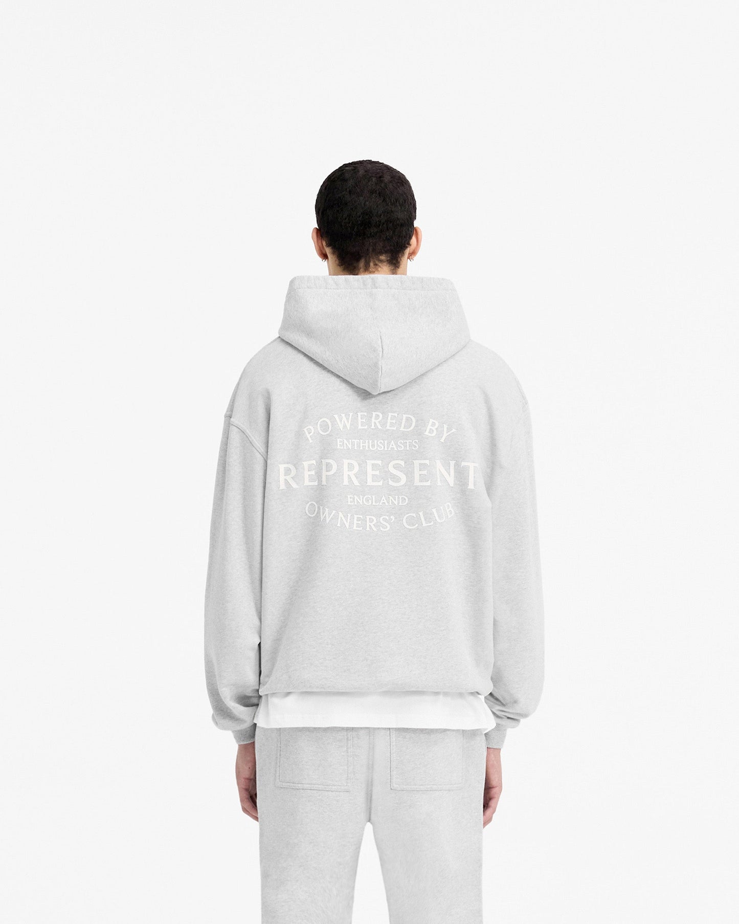 Represent Owners Club Stamp Hoodie - Ash Grey