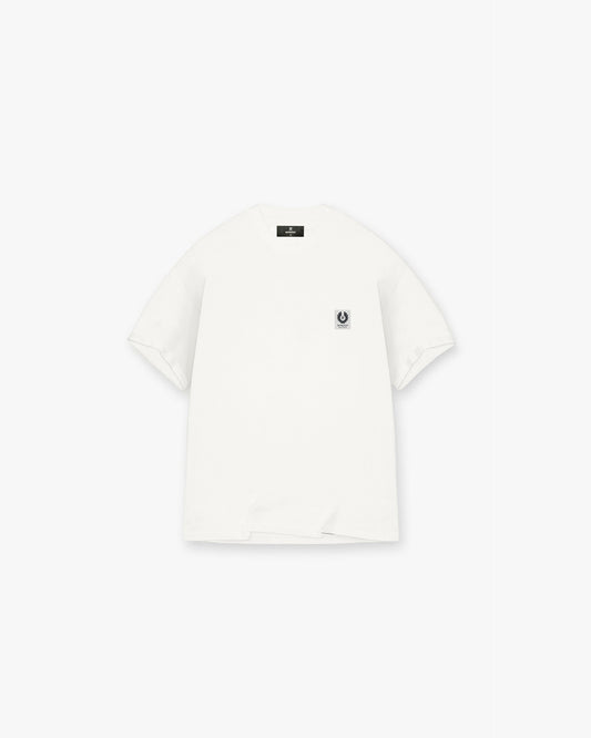 Represent X Belstaff Patch T-Shirt - Flat White