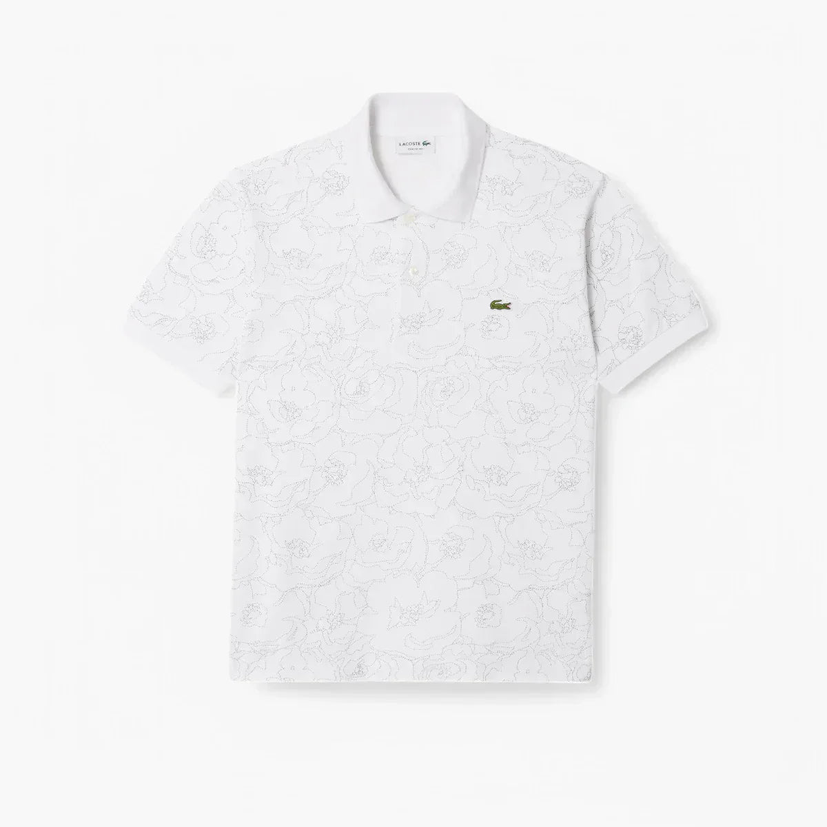 Classic Fit Flower Print L.12.12 Polo Shirt