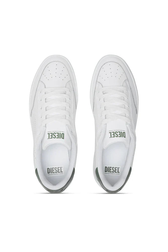 S-Dakota-Leather sneakers with perforated logo
