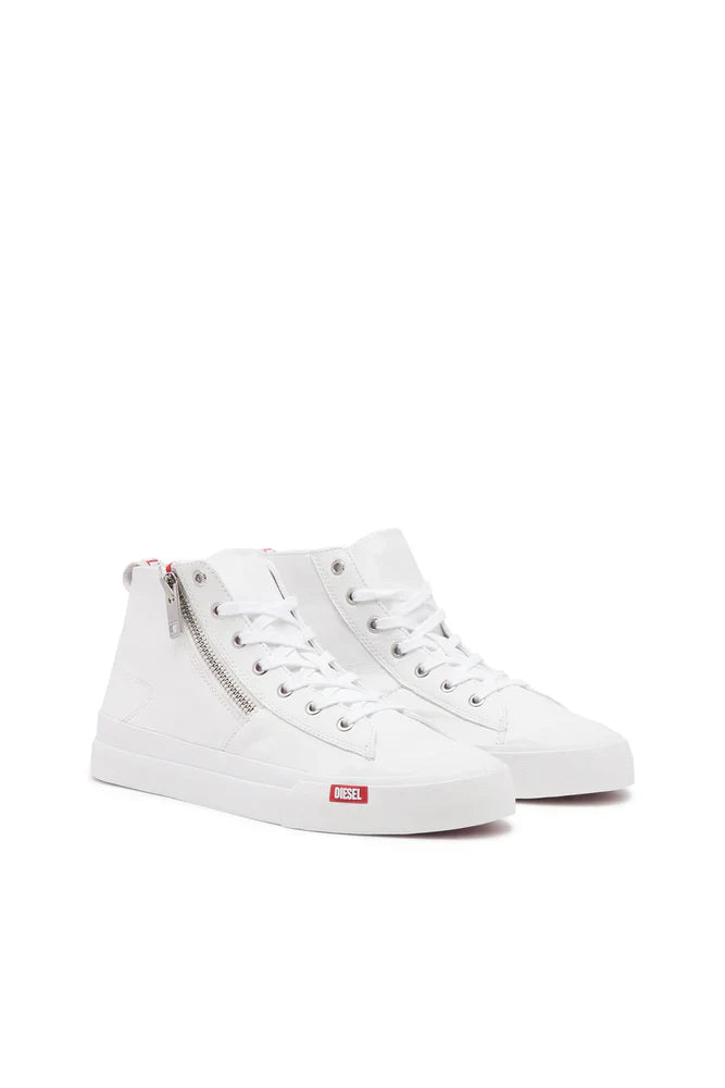 S-Athos Zip - High-top sneakers in premium leather