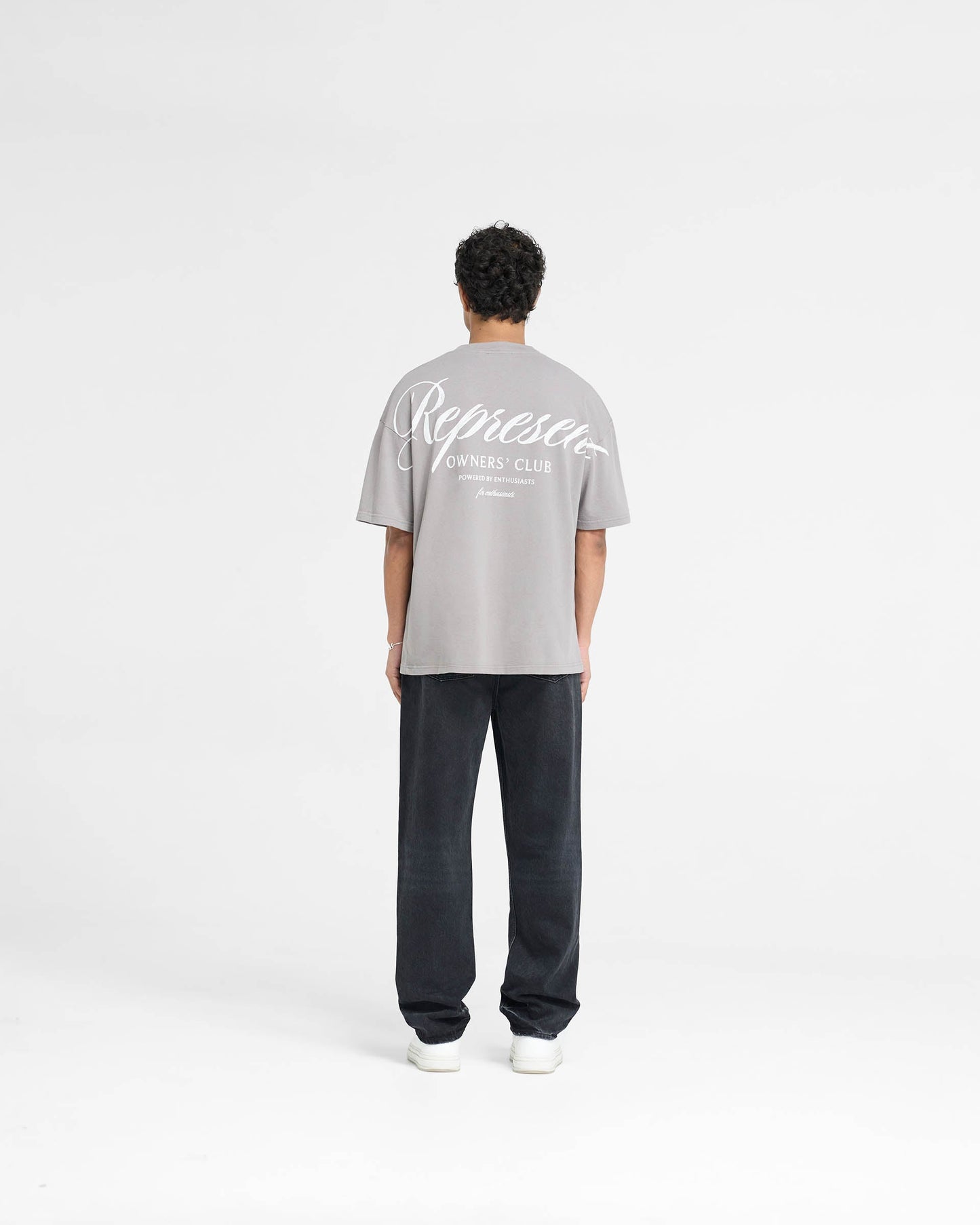 Represent Owners Club Script T-Shirt - Slate