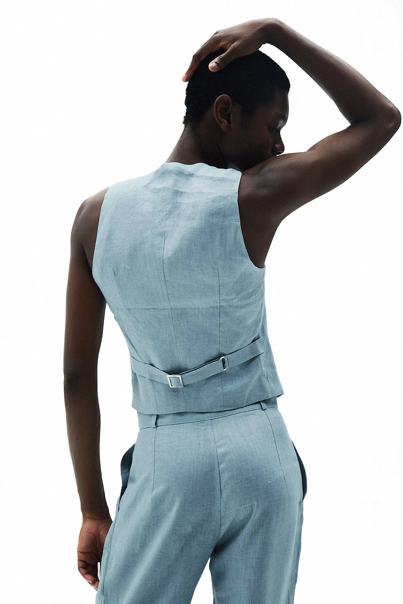 Pant & Waistcoat Blue Set