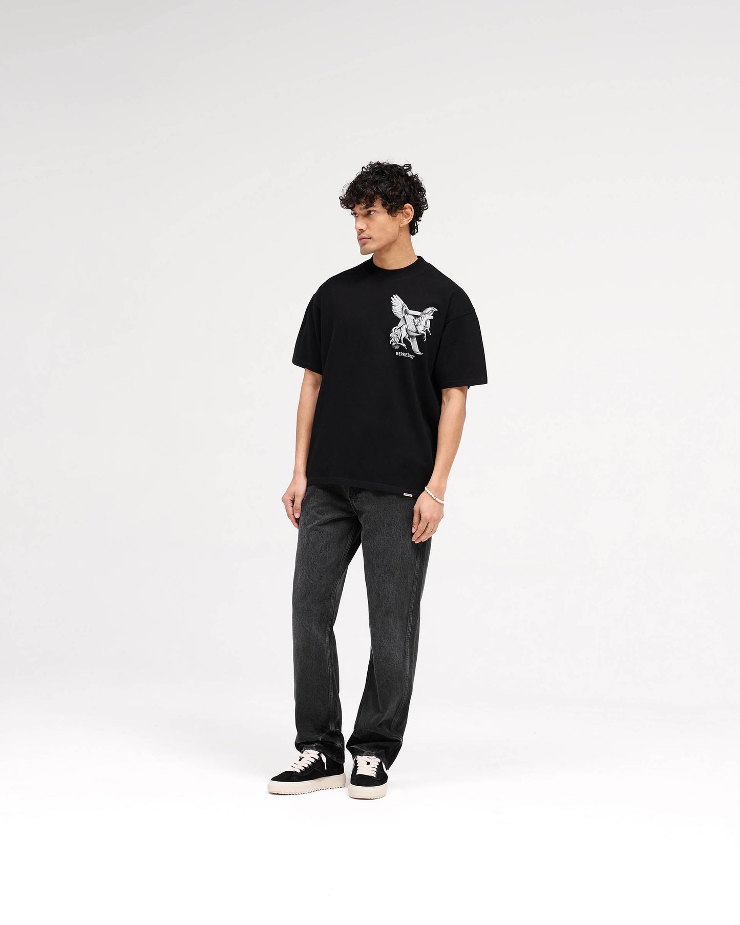 Elegance In Motion T-Shirt - Jet Black