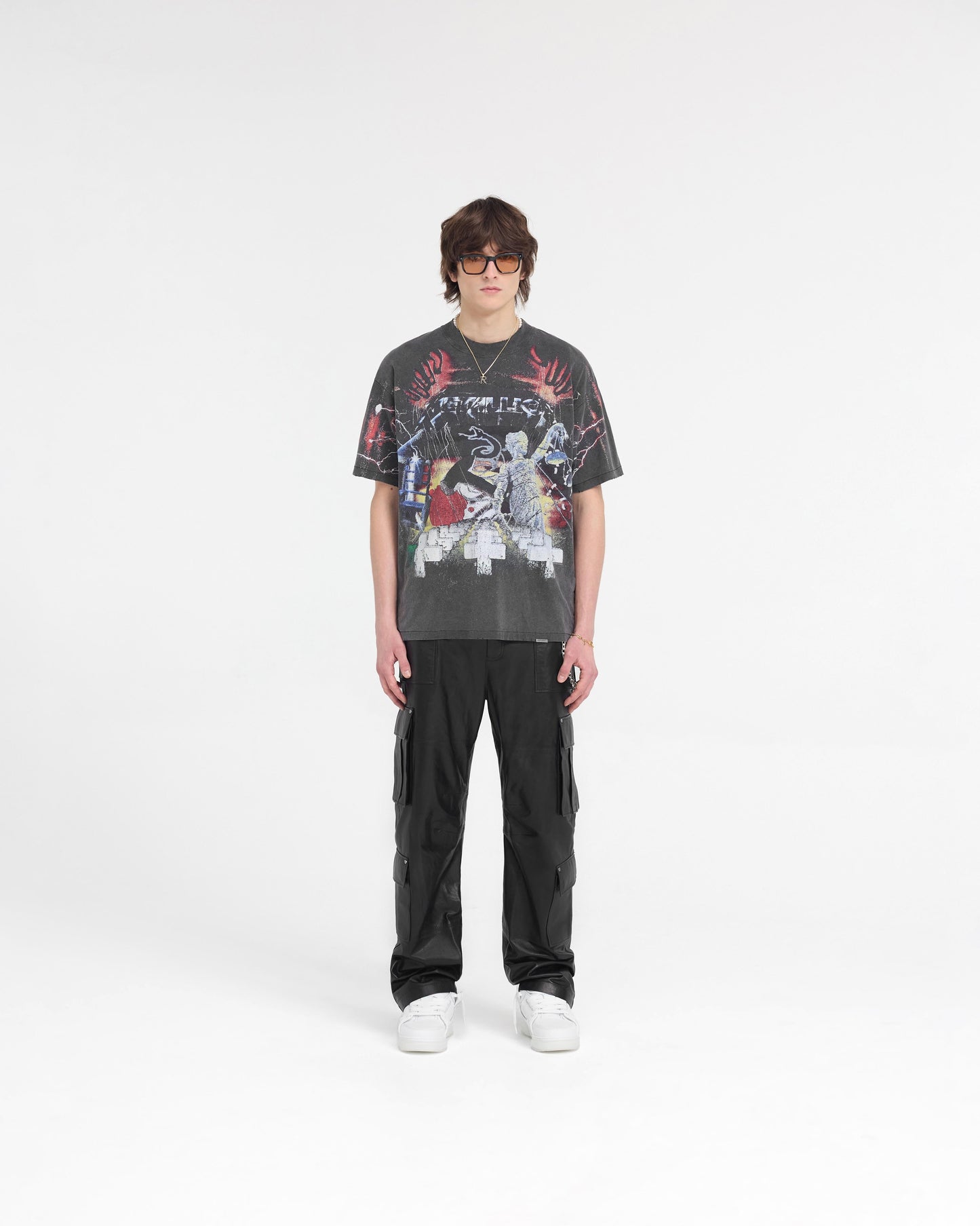 Represent X Metallica Master Of Puppets T-Shirt - Vintage Grey