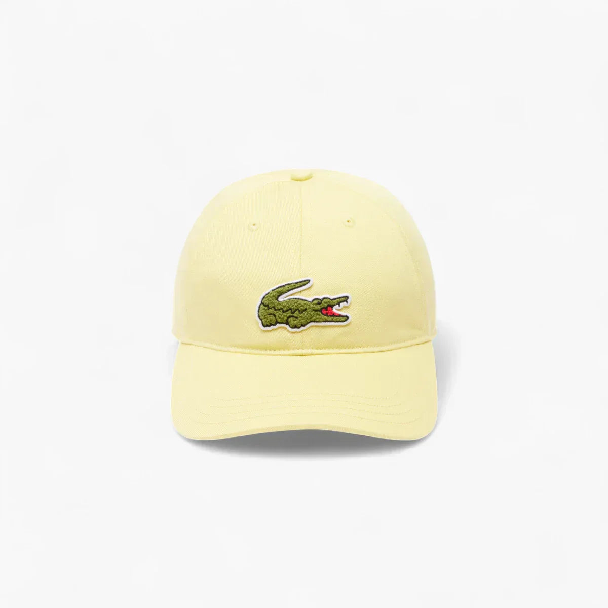 Crocodile Badge Cotton Twill Cap