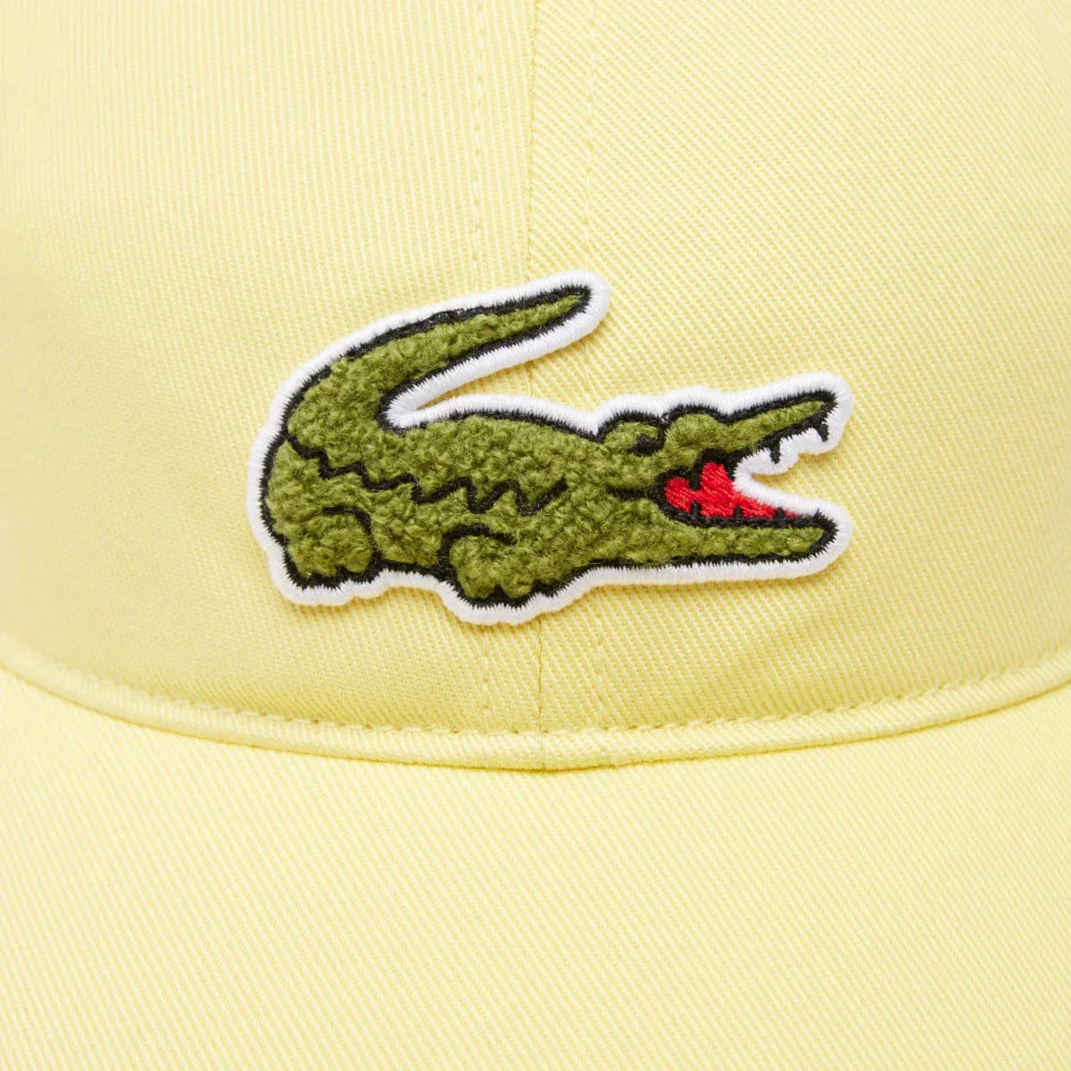 Crocodile Badge Cotton Twill Cap