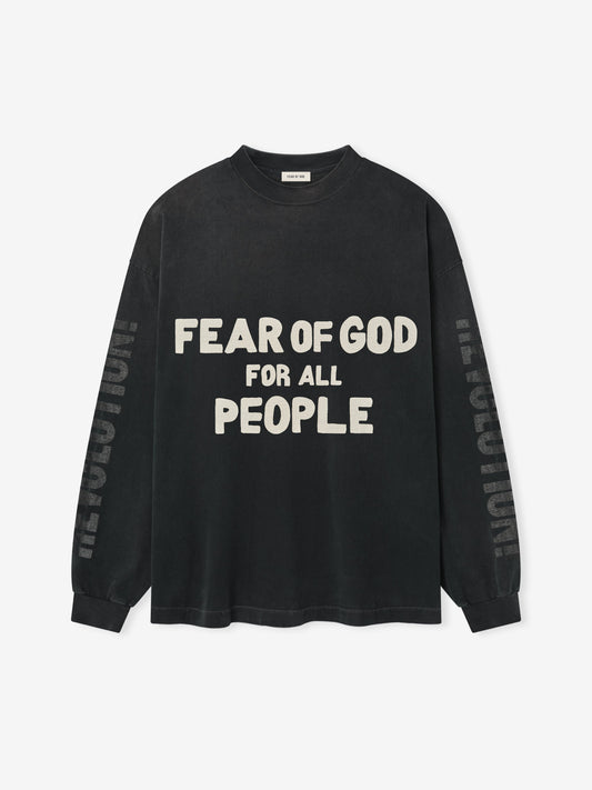 For All People Relaxed Long Sleeve Tee