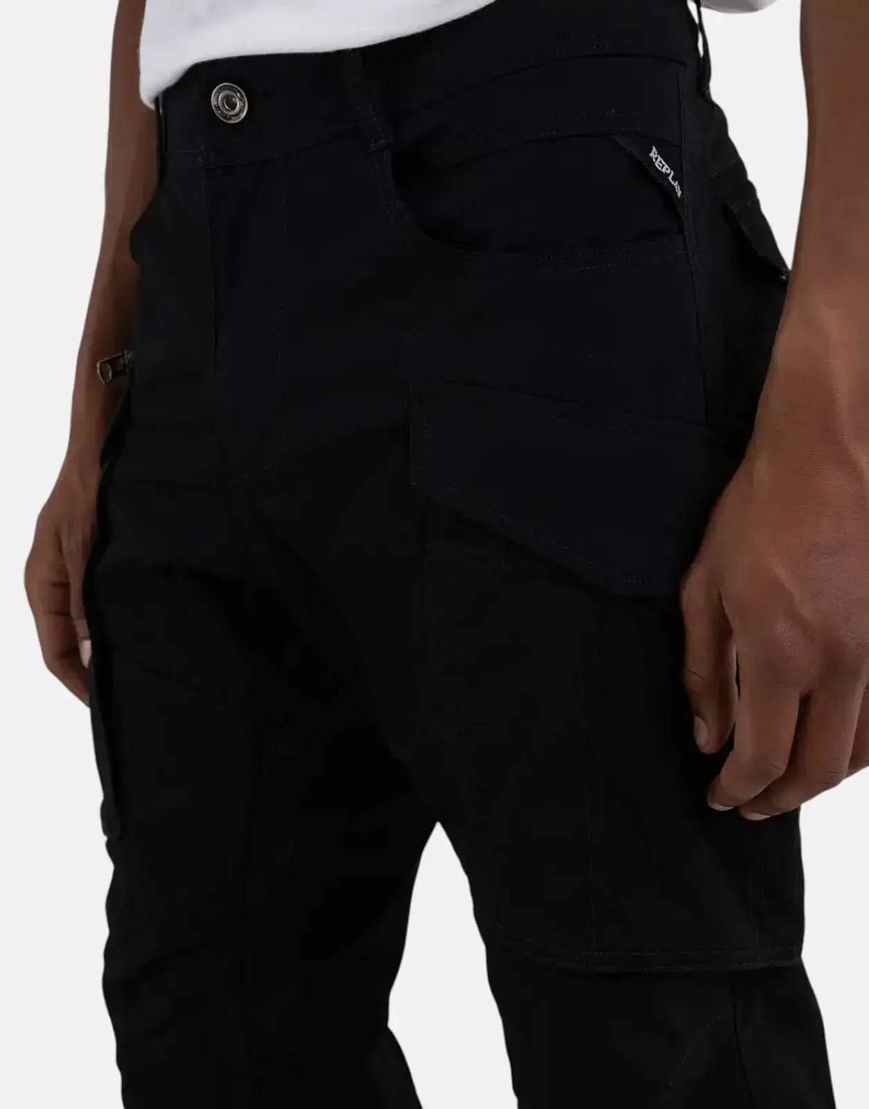 Replay Cargo Pants Black