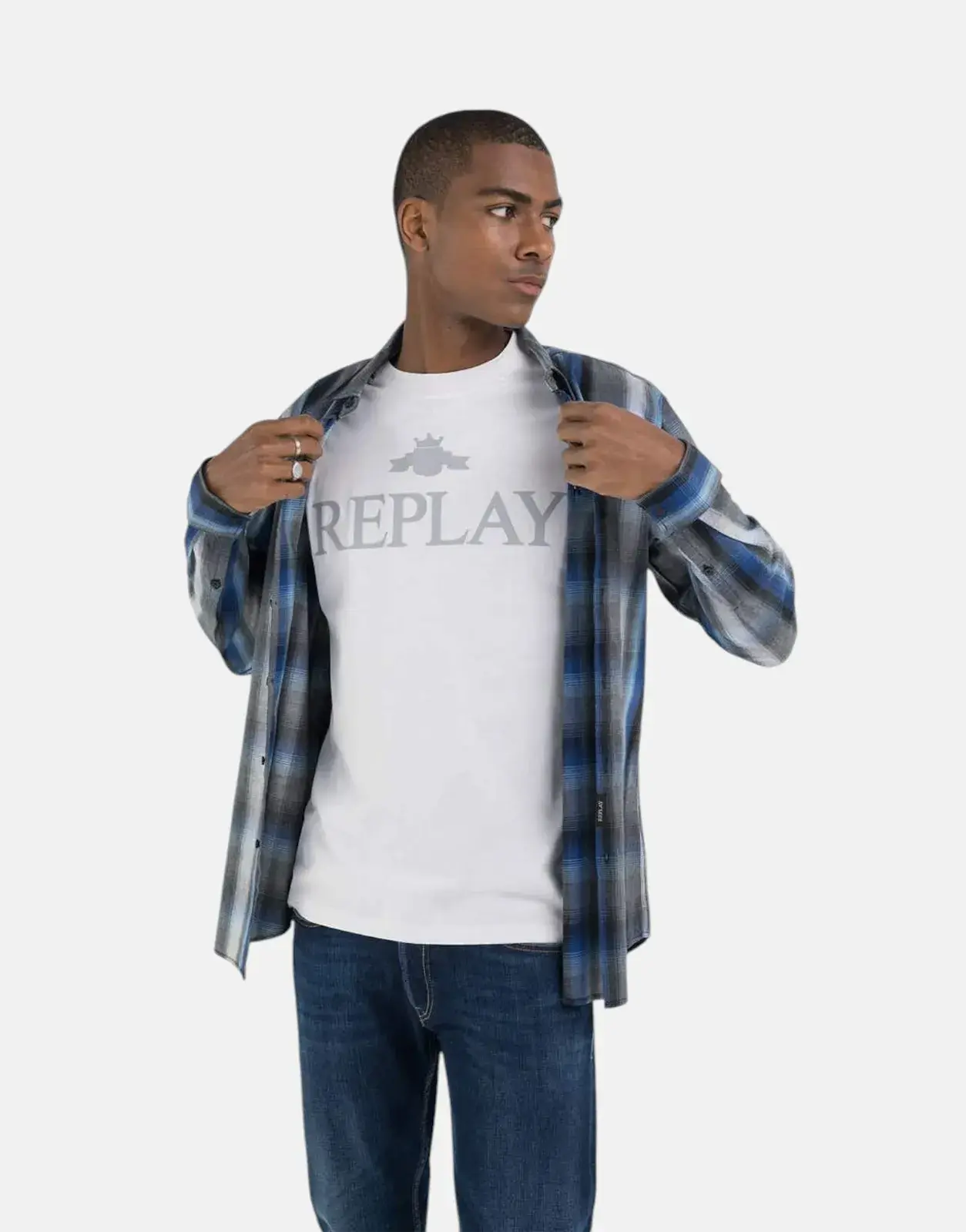 Replay University Ice Regular T-Shirt