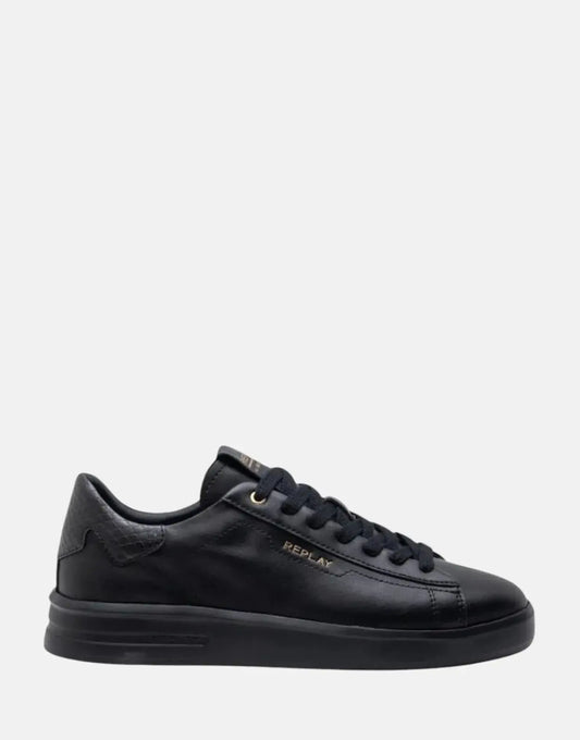 Replay University M Snake Black Sneakers
