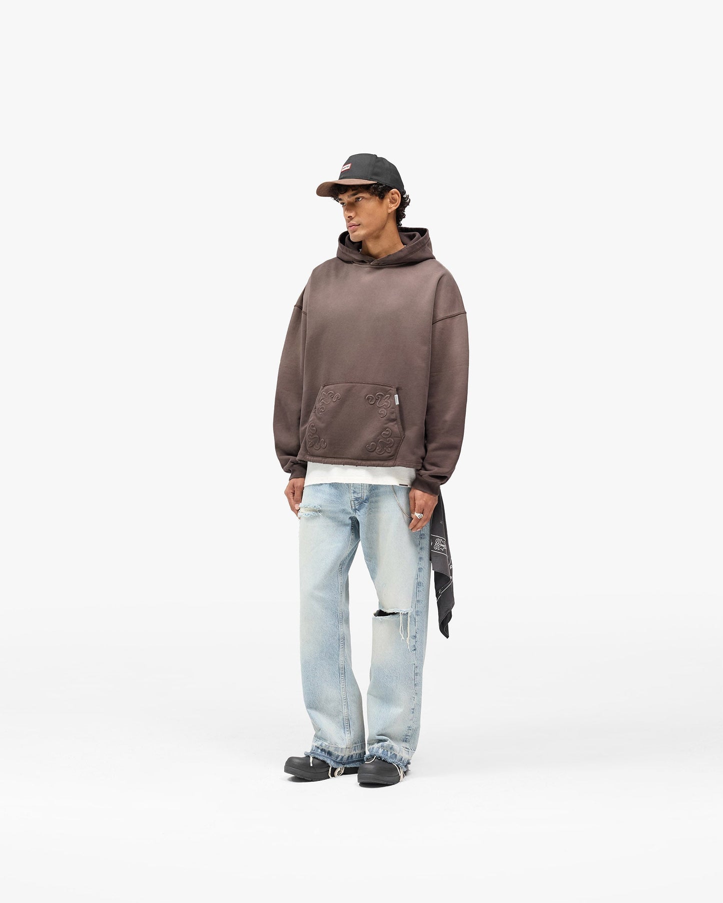 Represent X Hunter Hoodie - Stained Brown