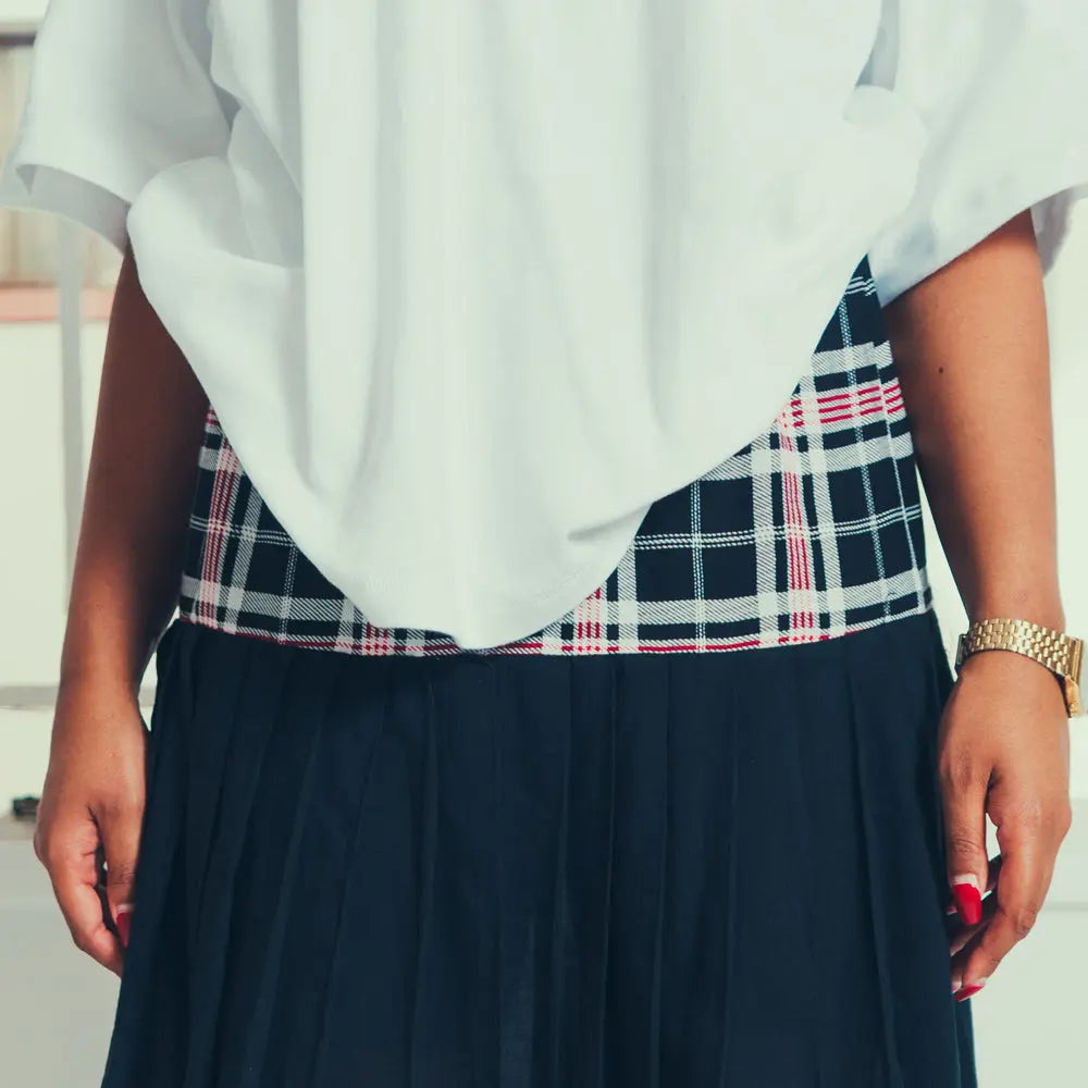 Plaid Aline Tennis Skirt