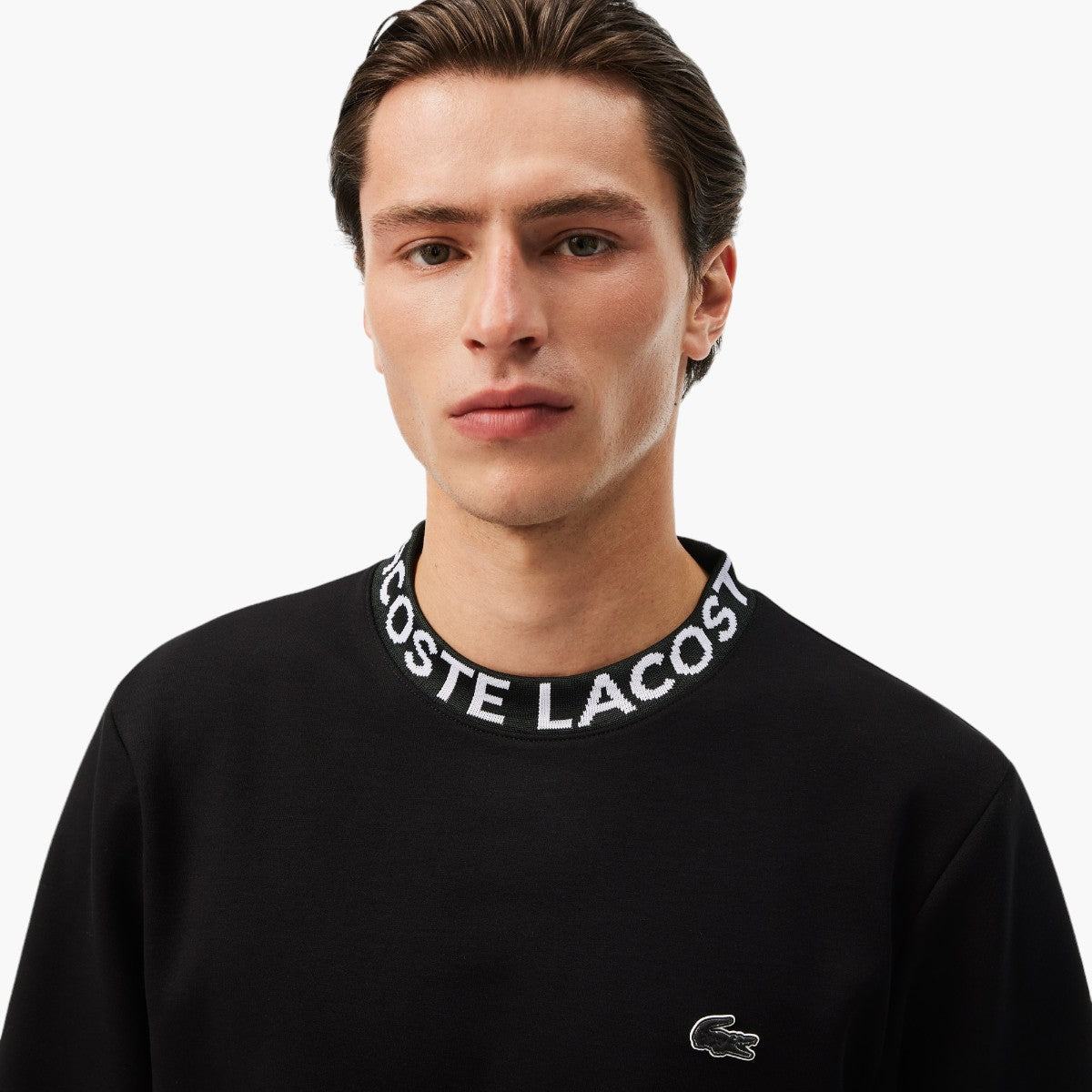 Graphic Jacquard Crew Neck Sweatshirt