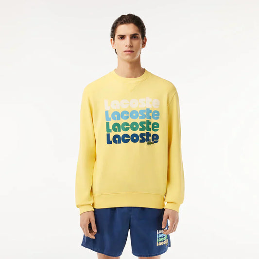 Lacoste Washed Effect Ombré Print Jogger Sweatshirt