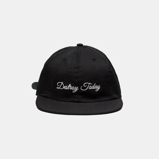 6 Panel Black Destroy Today.