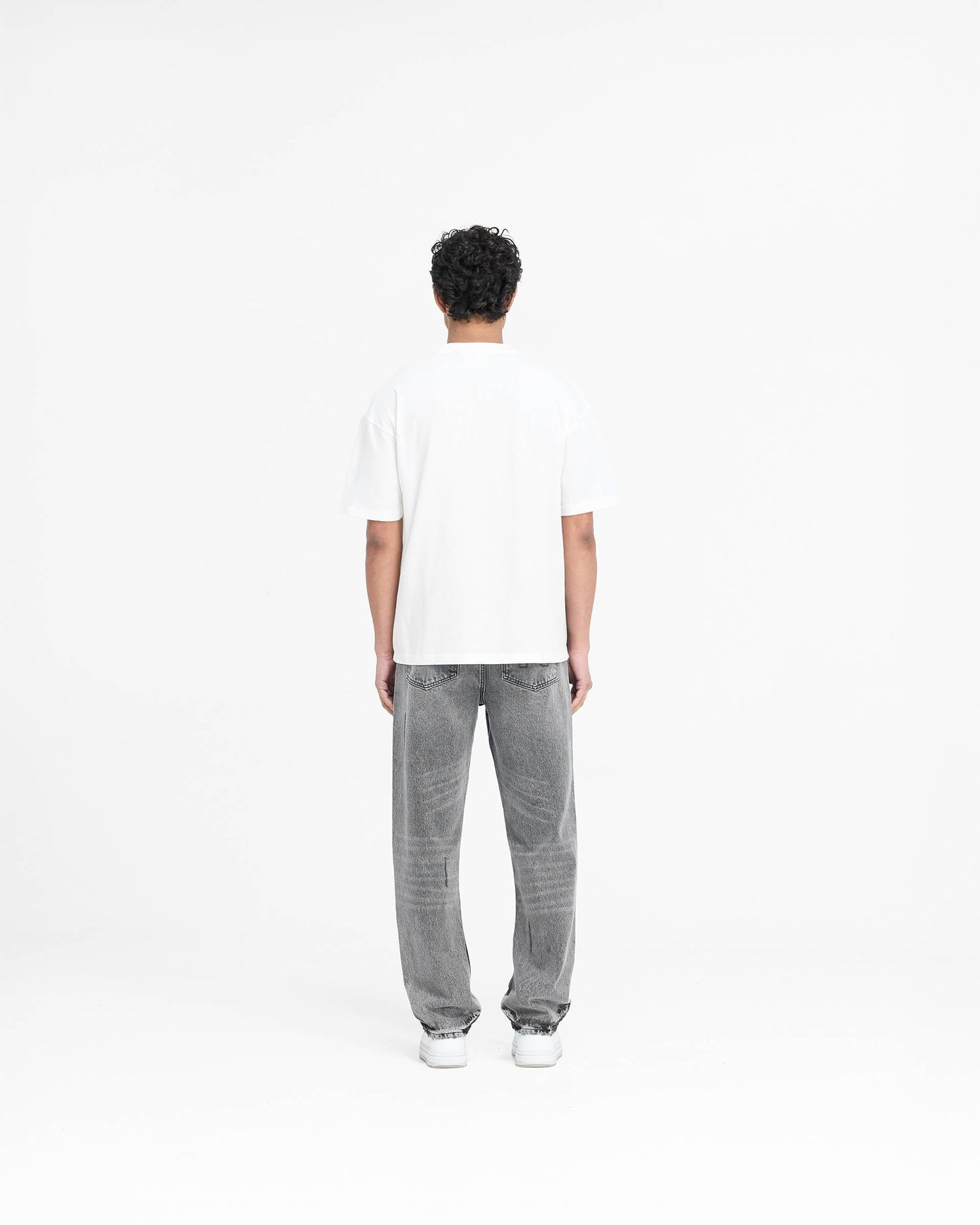 Block Logo T-Shirt - Flat White