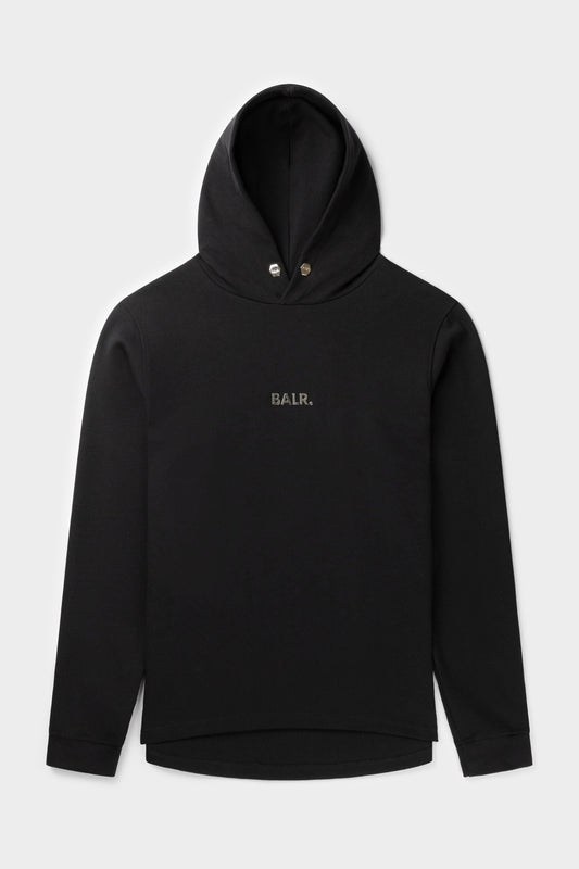 BALR Q-Series Straight Classic Hoodie Men Black