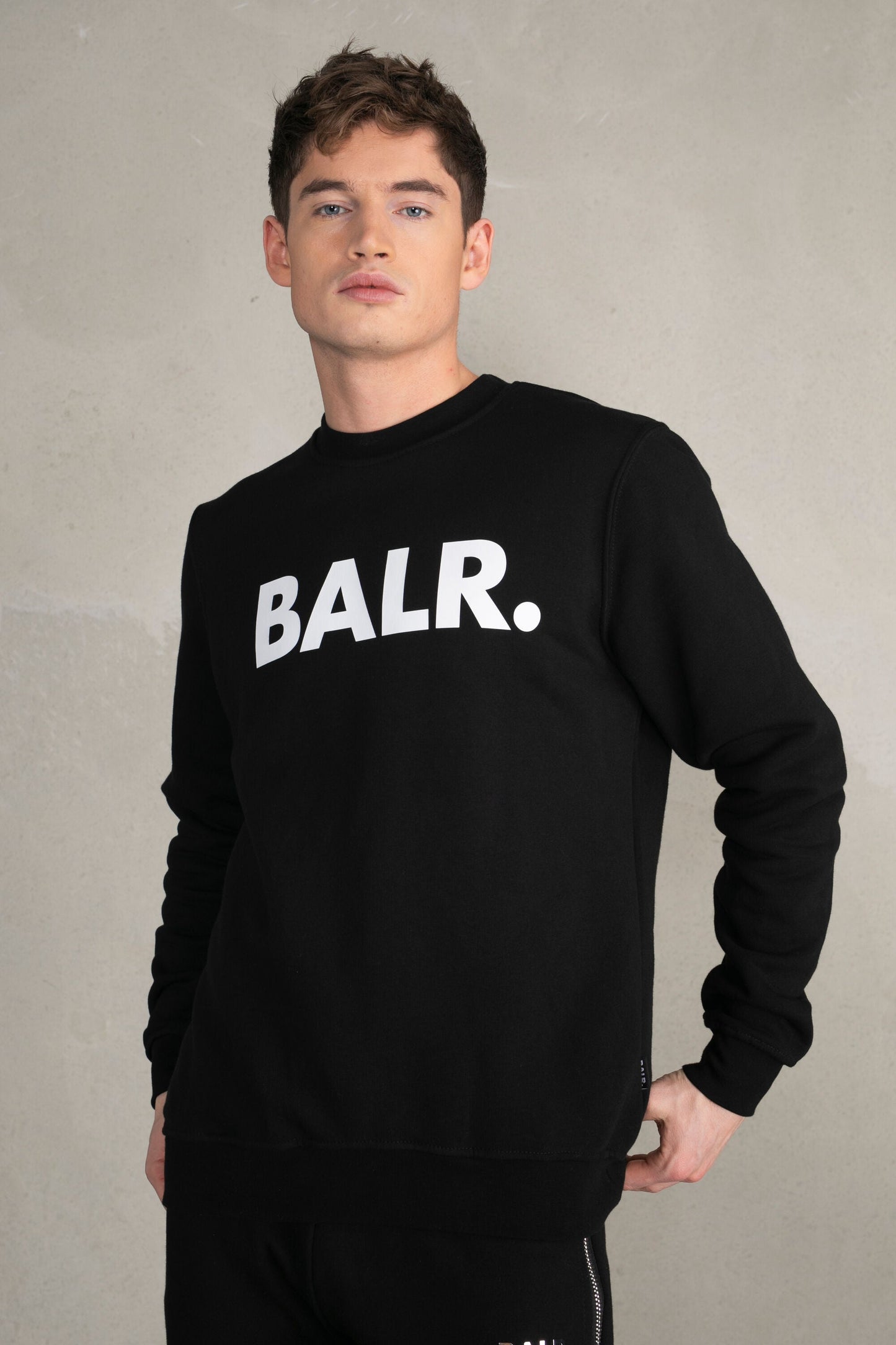 BALR Straight Crewneck Jet Black